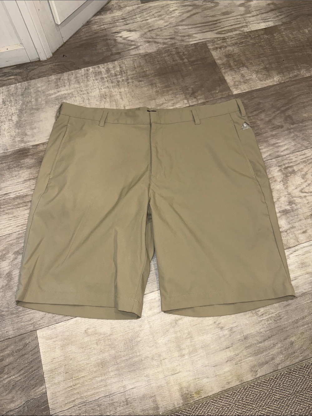 adidas Men's Khaki Golf Shorts